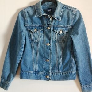GAP button up denim jacket size S
